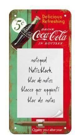 Schilder: Blechschild-Coca Cola - Delicious and R. – Neu und originalverpackt aus Ennetbürgen von open24shop