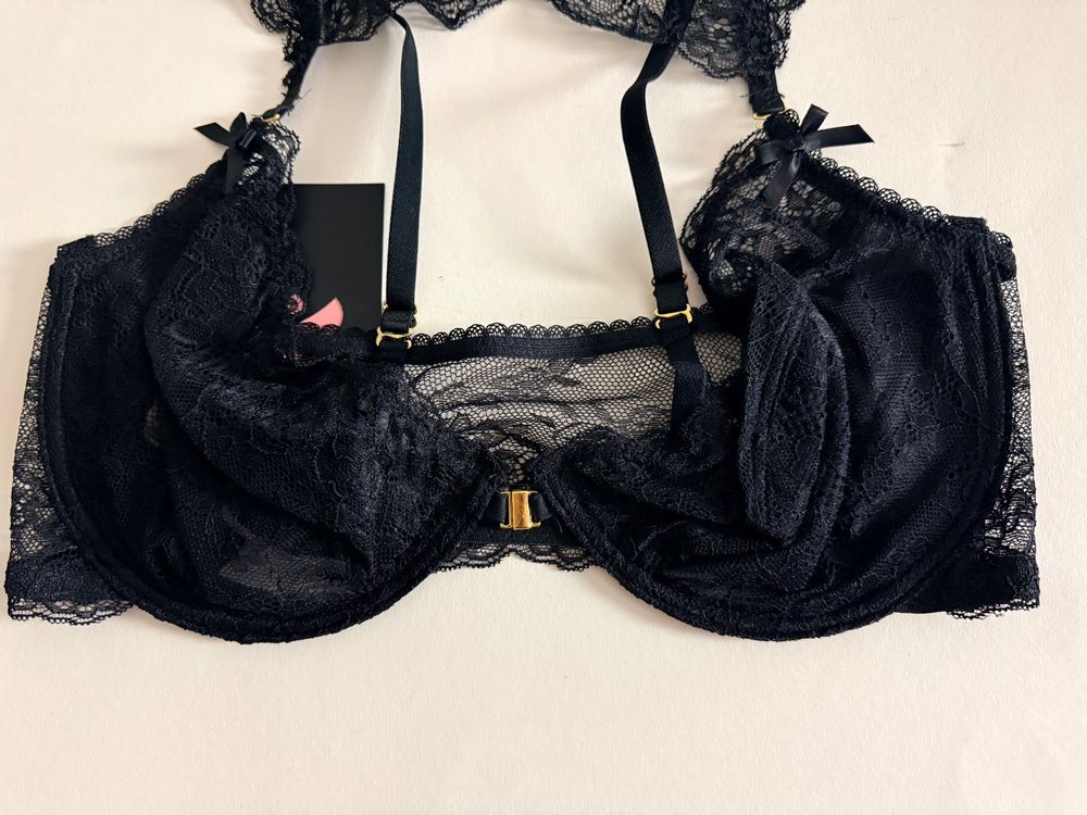 LES PROVOCATRICES, Bügel-BH, Grösse 85E, Farbe Schwarz (Neu und ...