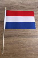 Niederlande Fahne am Stab - 30cm x 22.5cm