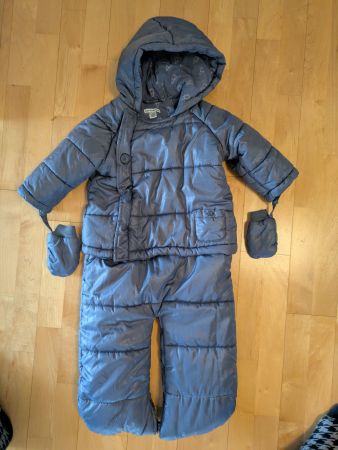 Winter Overall mit Füsslinge und Händsche Grösse 81 Top
