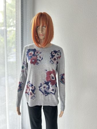 Ralph Lauren Pullover floral grey size S good condition