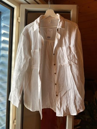 H&M Bluse/Tunika, Weiss - neu!
