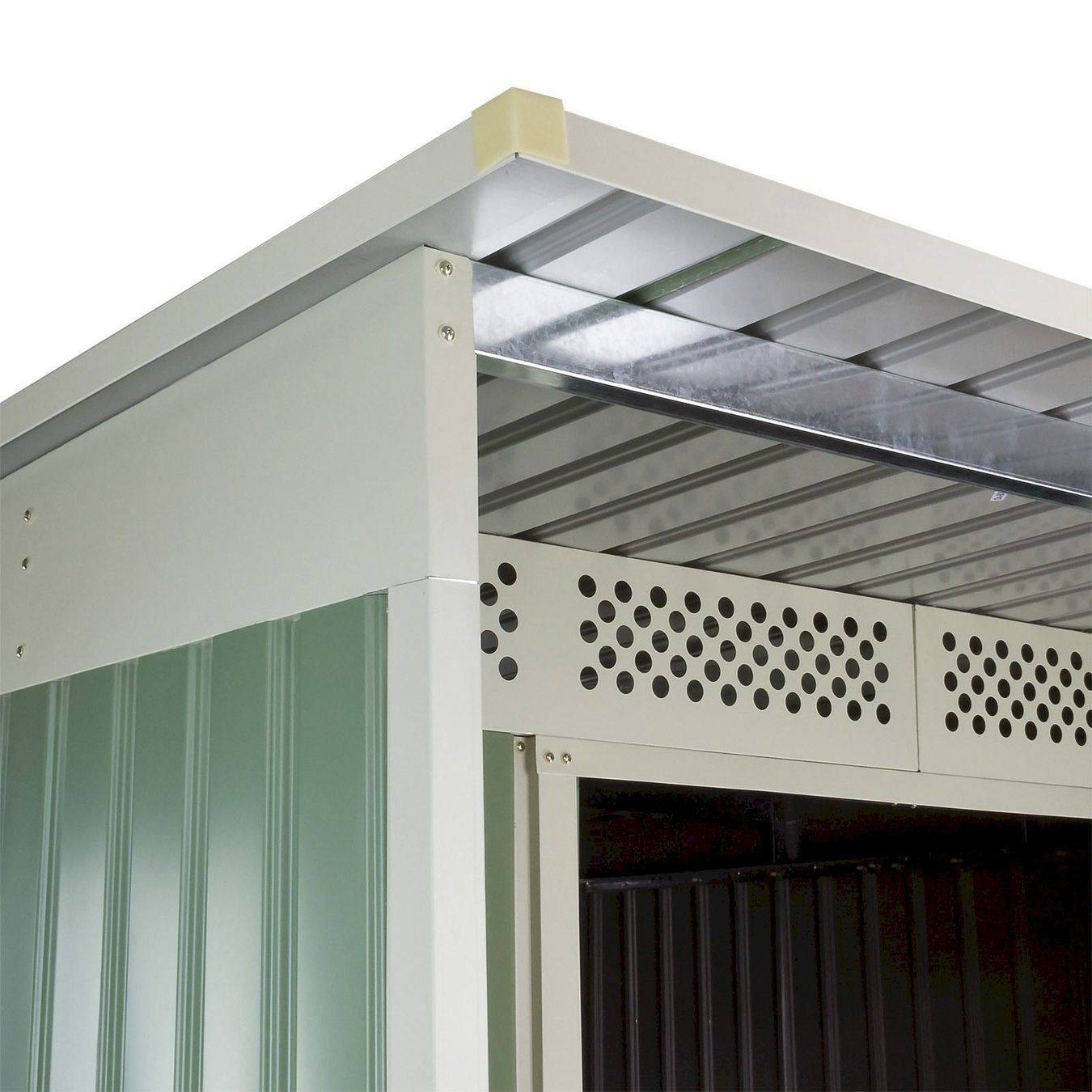 Gartenhäuser & Gewächshäuser: Metall Gerätehaus mit Kleine Veranda – Neu und originalverpackt aus Bottighofen von zaap 3