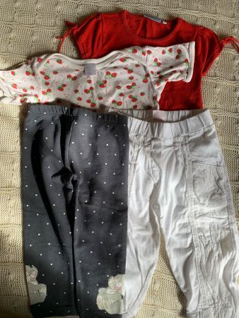 4-teiliges Mädchen Kleider Set Gr. 80-86 Sommer Frühling ❤️