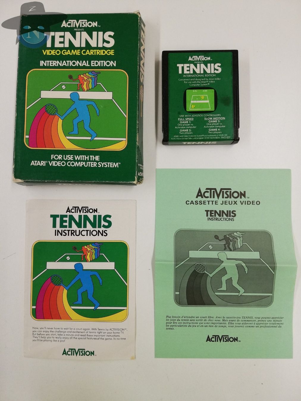 Atari Giochi: Tennis / Atari VCS 2600 – Usato da St. Gallen venduto da zorro_dc