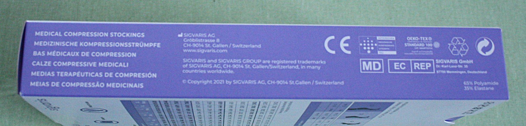 Sigvaris Calze: SIGVARIS Comfortable L Normal NEU – Nuovo e nell'imballaggio originale da Flüelen venduto da Diversicum-Textil 6