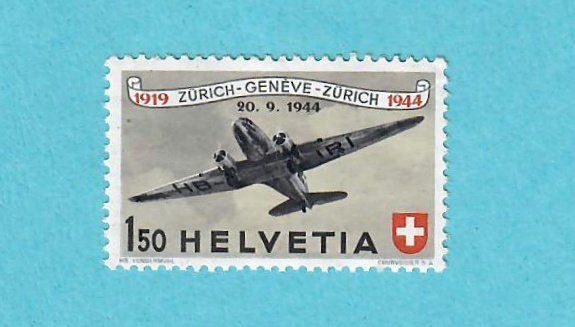 Alle Briefmarken: 1944  25Jahr Flugpostmarke Postfrisch** – Gebraucht aus Bützberg von Die.6.a 1