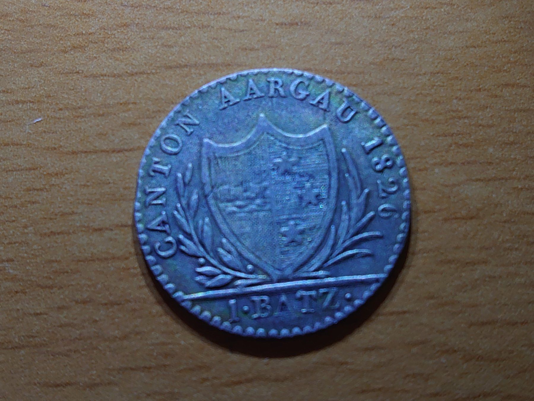 Tutti le monete: Aargau: 1 Batzen 1826 – Usato da Pfungen venduto da Aguti77