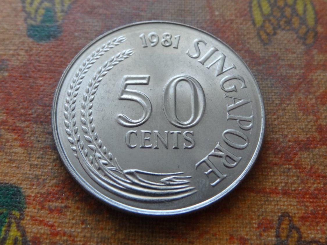 Tutti le monete: SINGAPOUR  50  Cents  1981 – Usato da Romanel-sur-Lausanne venduto da Swift13 1