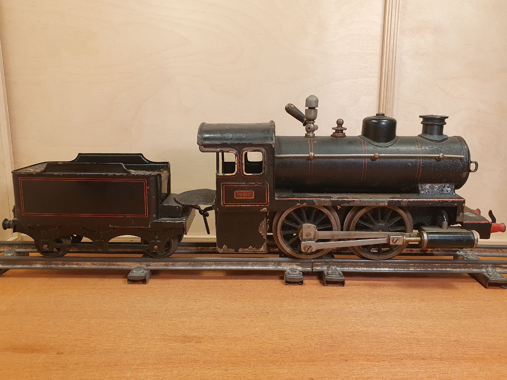 Bing Modellini di ferrovie: Antike Bing Echt-Dampflok in Spur 0 – Usato da Riehen venduto da Sandra184 2