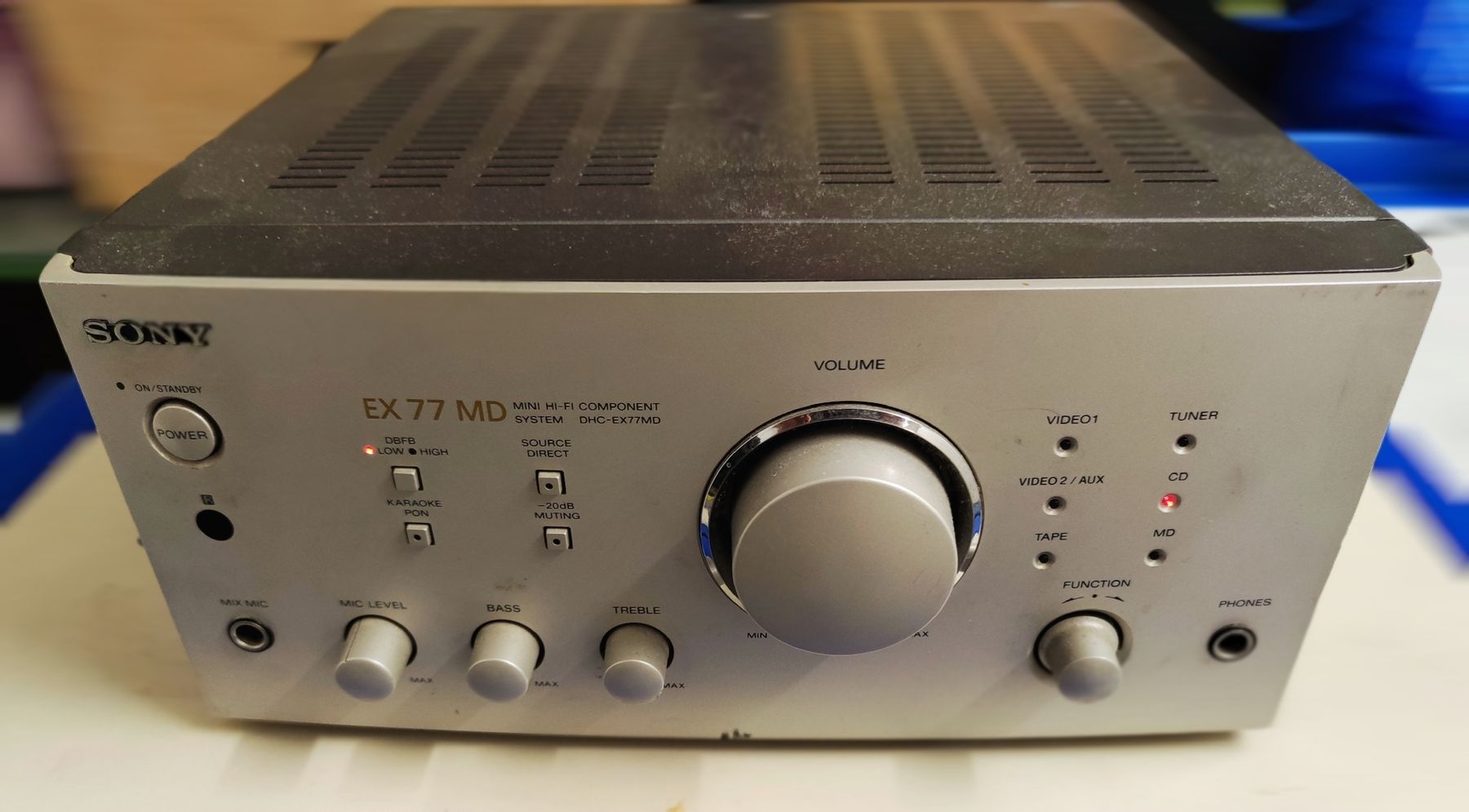 Sony Amplificatori: Sony Mini Hi-Fi Amplifier TA-EX77  – Usato da Binz venduto da led1light 1