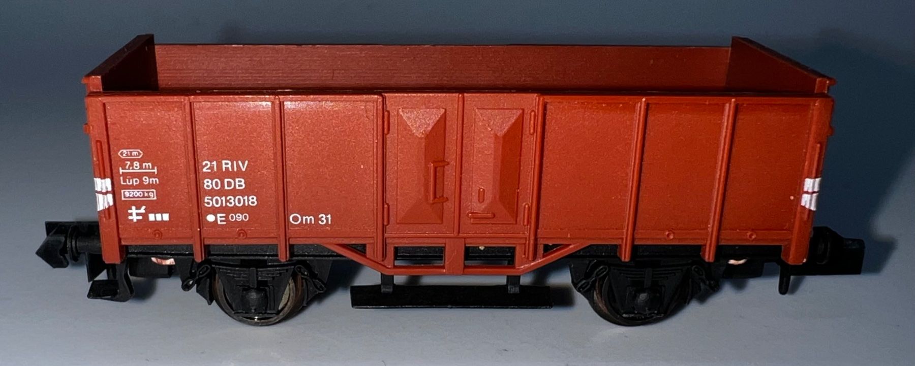 Arnold Modelleisenbahnen: Arnold -N, Hochbord-Güterwagen Om31 – Gebraucht aus Basel von jonnyhaas
