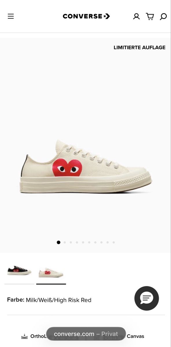 Comme Des Garcons Herrenschuhe: Converse Comme des Garcons - 2er Set, gebraucht – Gebraucht aus Schlieren von Chabuh 8