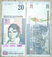 Guatemala 20 Quetzals Commemorative UNC _2