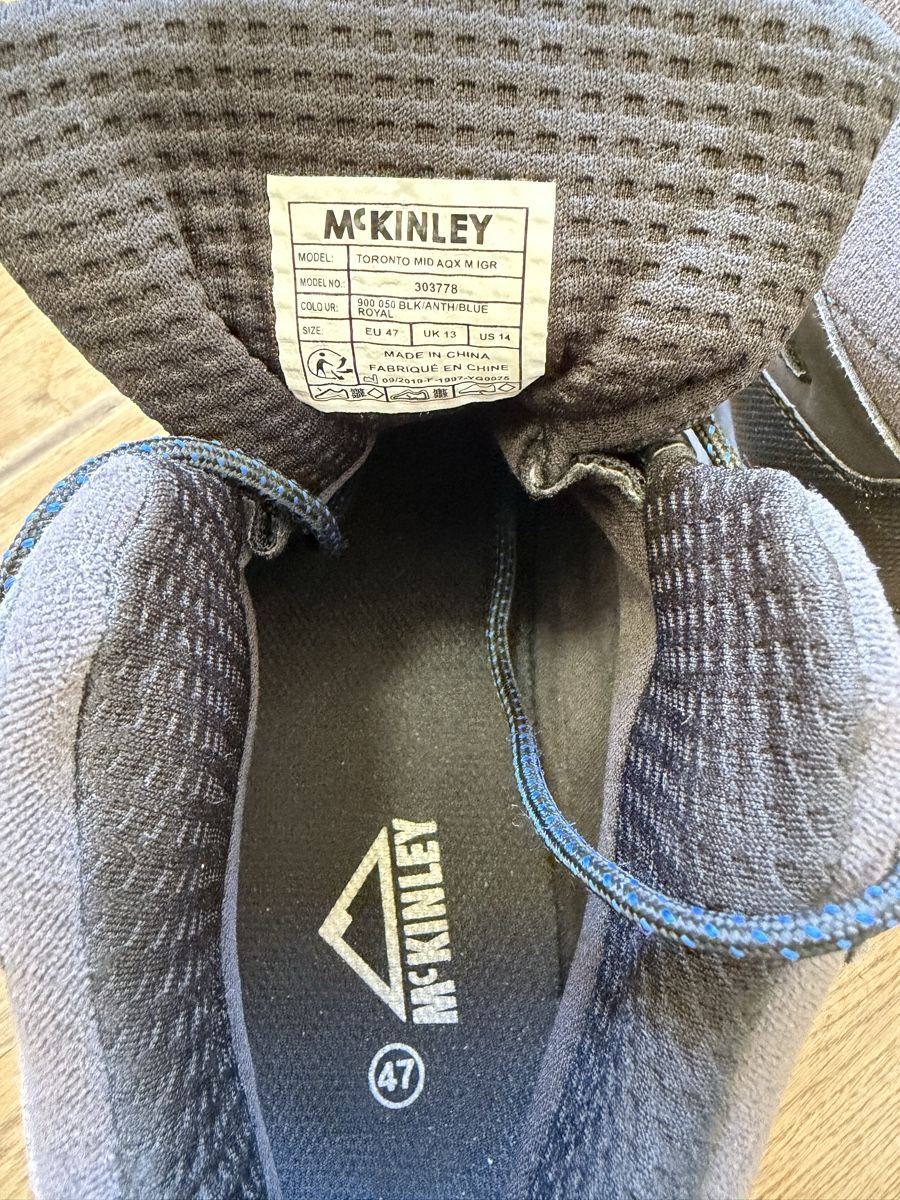 Mckinley Herrenschuhe: Wanderschuhe McKinley Aquamax schwarz – Gebraucht aus Uetikon am See von ansi2601 2