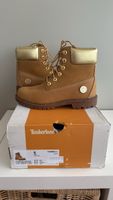 Timberland Heritage Wheat Nubuck w Gold - Size 39 Women's