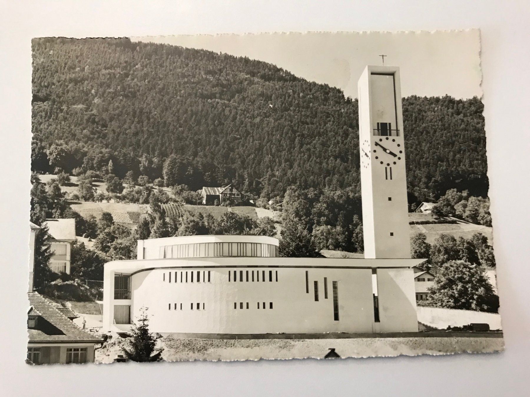 Cartoline postali: Rebstein SG // Katholische Kirche 1962 – Usato da Basel venduto da intermezzo12
