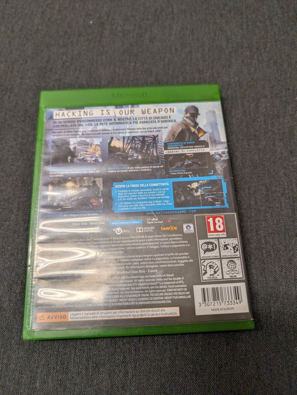 Giochi: Watchdogs Microsoft Xbox Series x / one – Usato da Giubiasco venduto da Ticinerd 1