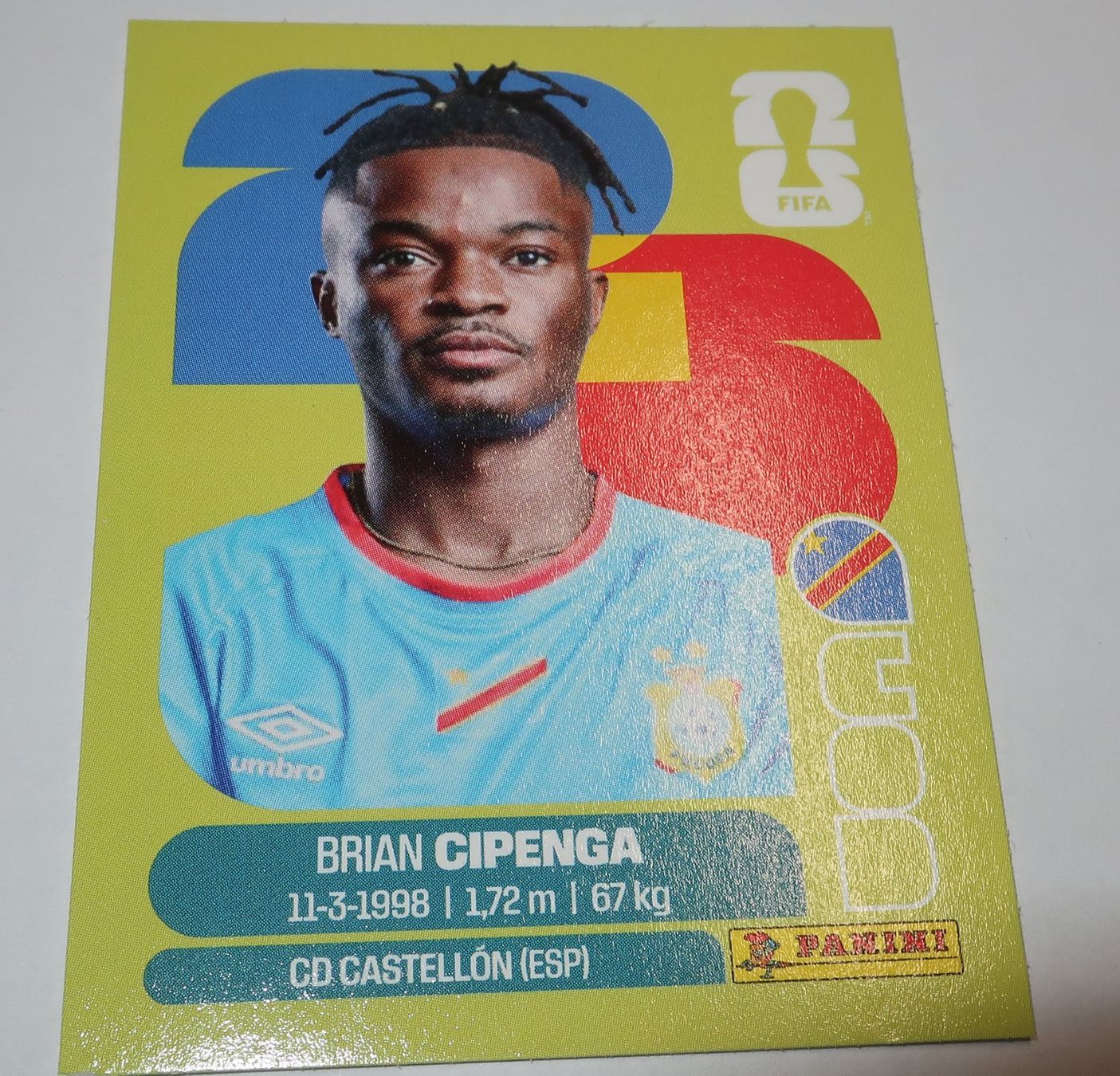 Panini Carte collezionabili: Panini Sticker FIFA WM 2026 BRIAN CIPENGA  COD 17 – Usato da Cormoret venduto da Pascalll2001