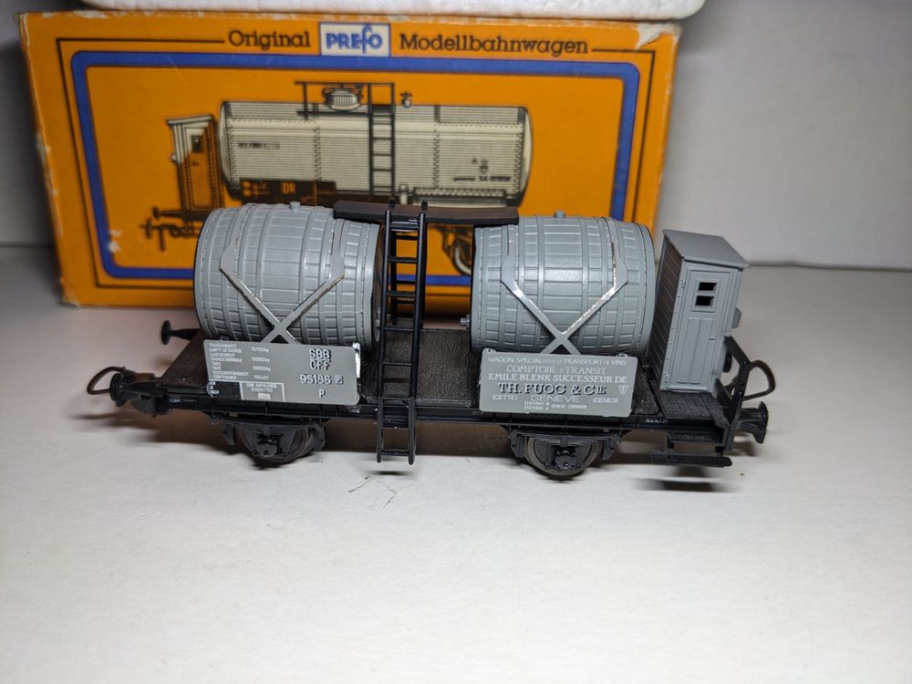 Piko 426/124 SBB Weinfasswagen TH. FUOC & CIE GENEVE (Gebraucht) in ...