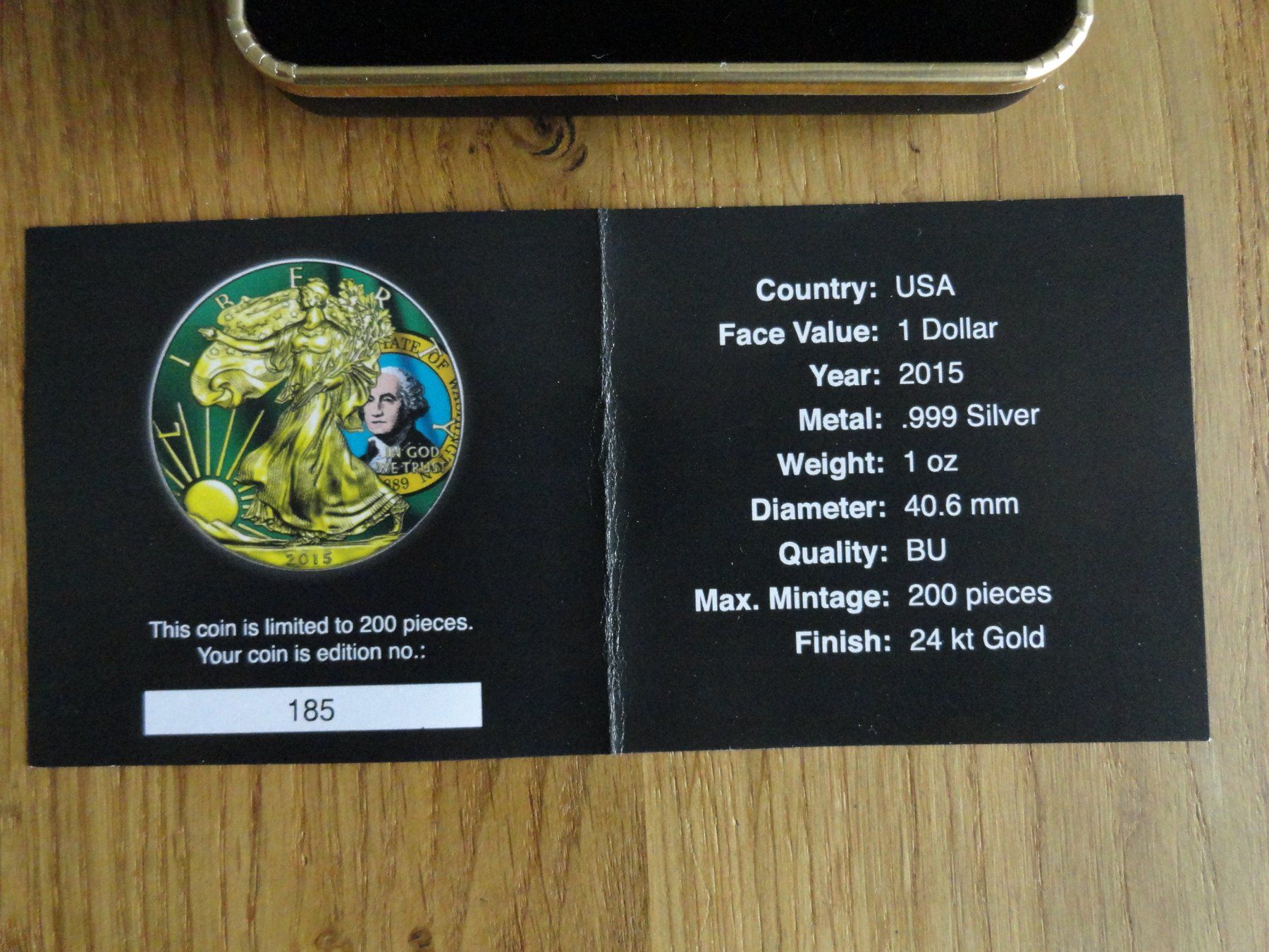 Tutti le monete: 2015 American Silver Eagle - State Flags - Washington – Nuovo (secondo la descrizione) da Gerlafingen venduto da Shiva_74 3