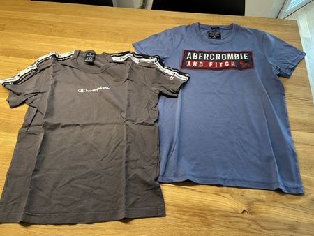 T-Shirts von Abercrombie und Champion