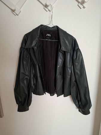 Jacke Zara dunkelgrün Grösse XL sehr gut