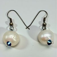 Boucles d’oreilles en perles naturelles et hématites