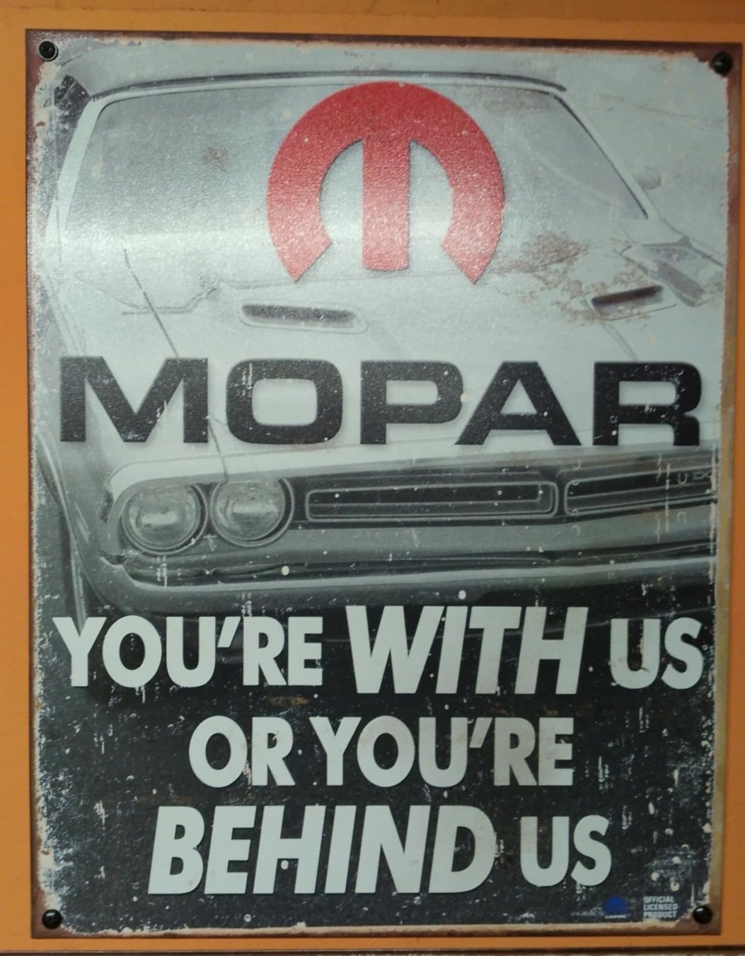 Insegne: Blechschild MOPAR  71 Challenger – Usato da Niedergösgen venduto da usc_l8gm