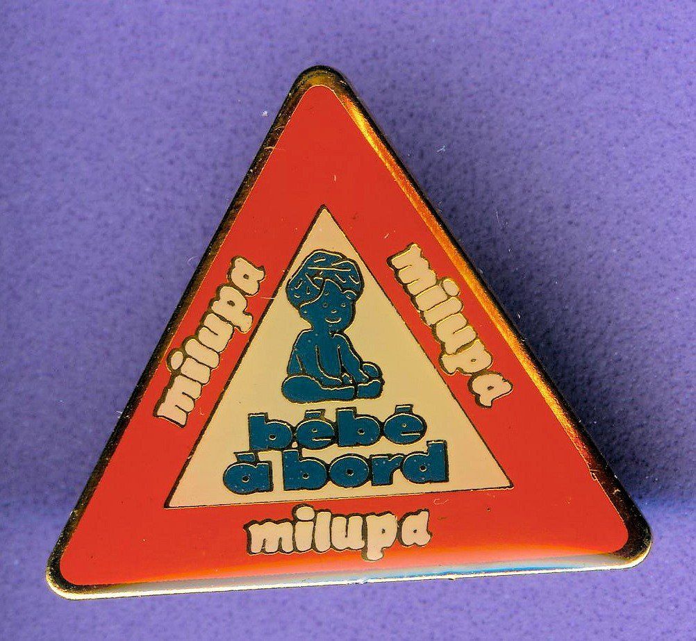 Placchette & Badge: milupa  bébé à bord – Usato da Winterthur venduto da Sammleroase