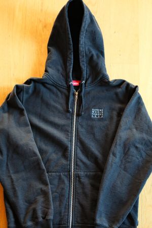 Supreme World Famous Zip Up Hooded Sweatshirt