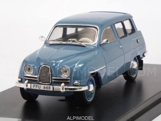 Saab Modellini d'auto: SAAB 95 1961 HELLBLAU 1:43 PREMIUM – Nuovo e nell'imballaggio originale da Suhr venduto da Moebelsiralfred 2