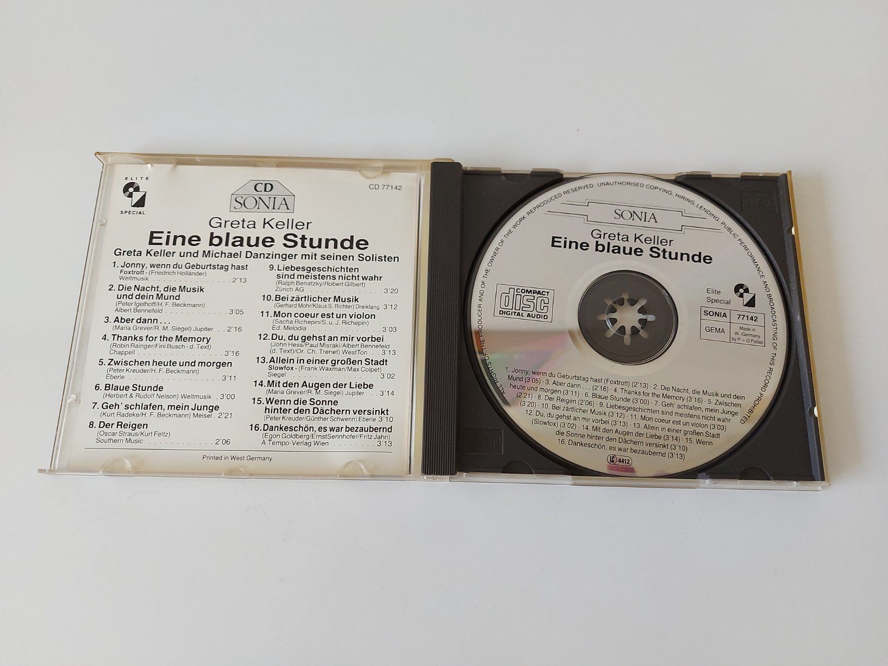 CD: GRETA KELLER  "Eine Blaue Stunde"   STAR-Portrait  CD – Usato da Zürich venduto da Daniel517 1