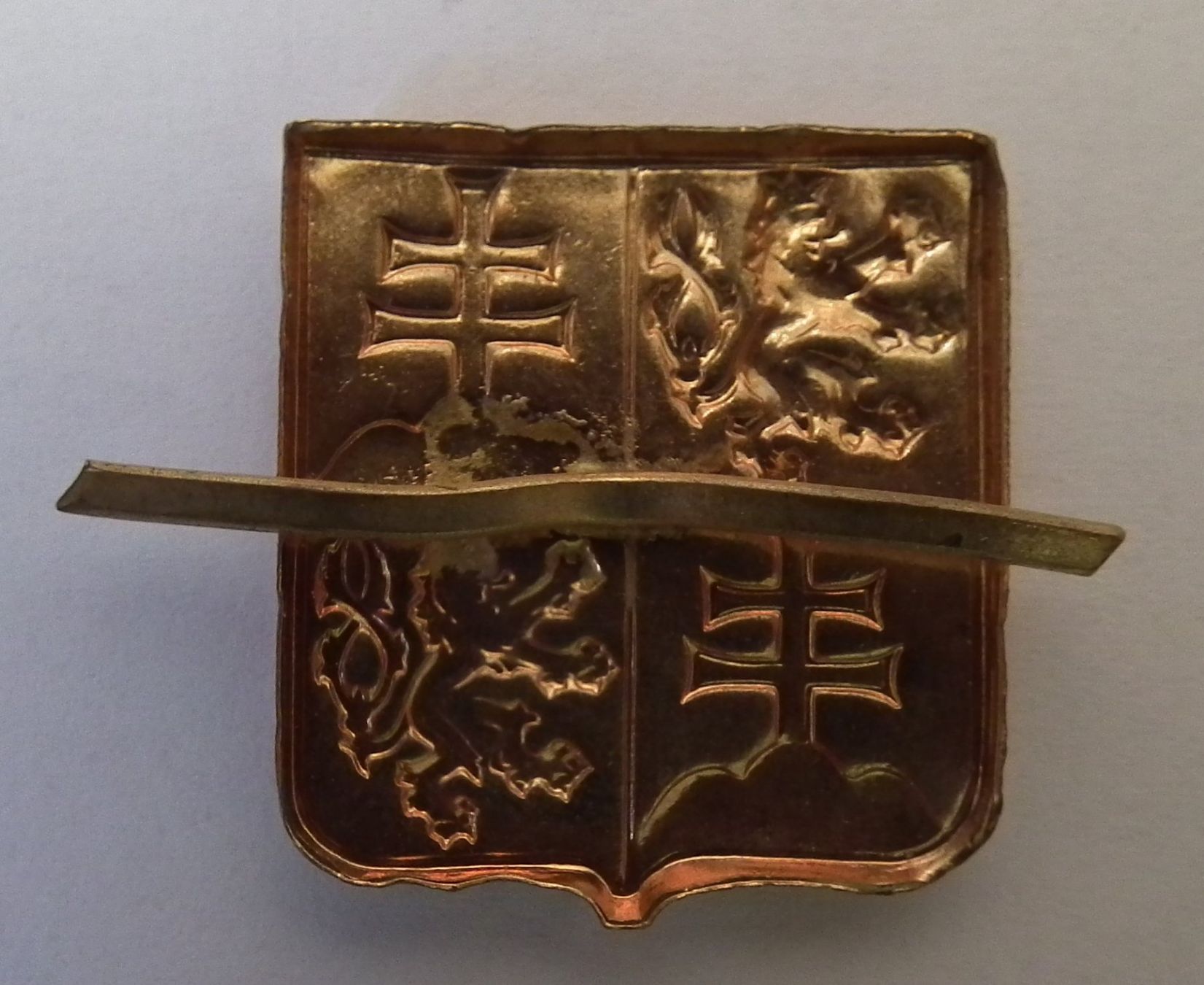 Medaillen: Anstecker Wappen Tschechischen & Slowakischen Republick – Gebraucht aus Kriens von WULLU99 2