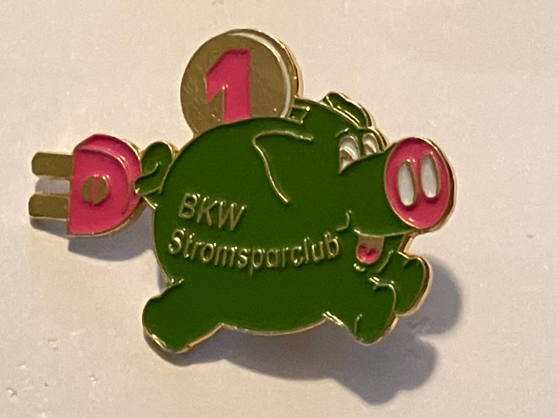 Placchette & Badge: 1 Pin BKW Stromsparclub – Usato da Basel venduto da djwwpp