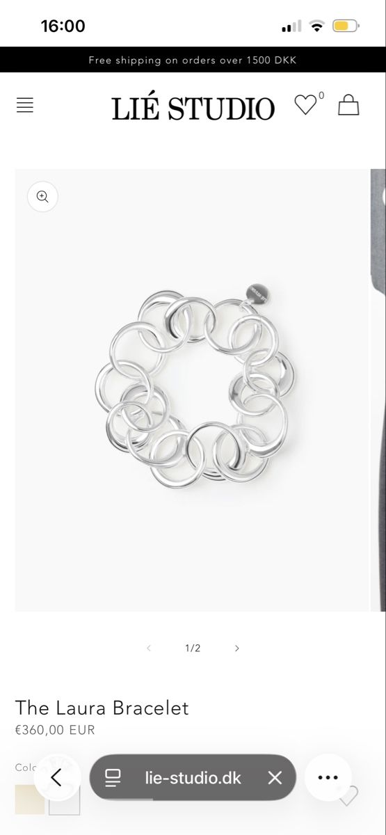 Armbänder & -reifen: Lié studio silver bracelet – Gebraucht aus zürich von schmid1234 5