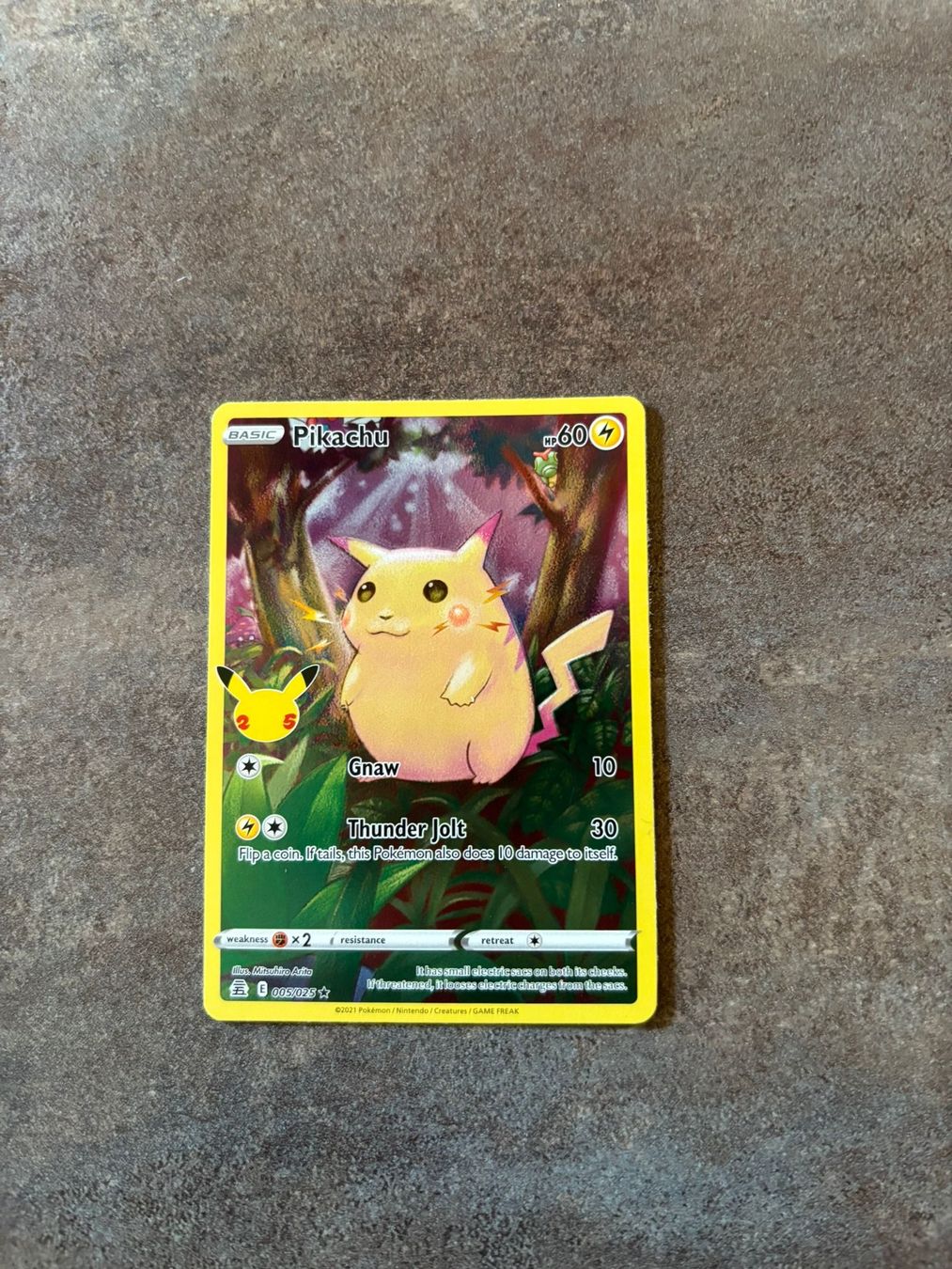 Pokémon Carte collezionabili: Pokemonkarte Pikachu Basic 005/025 2021 – Usato da Schlatt TG venduto da Luna-Sun