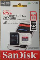 SanDisk MicroSD 64GB Ultra mit SD-Adapter *portofrei*