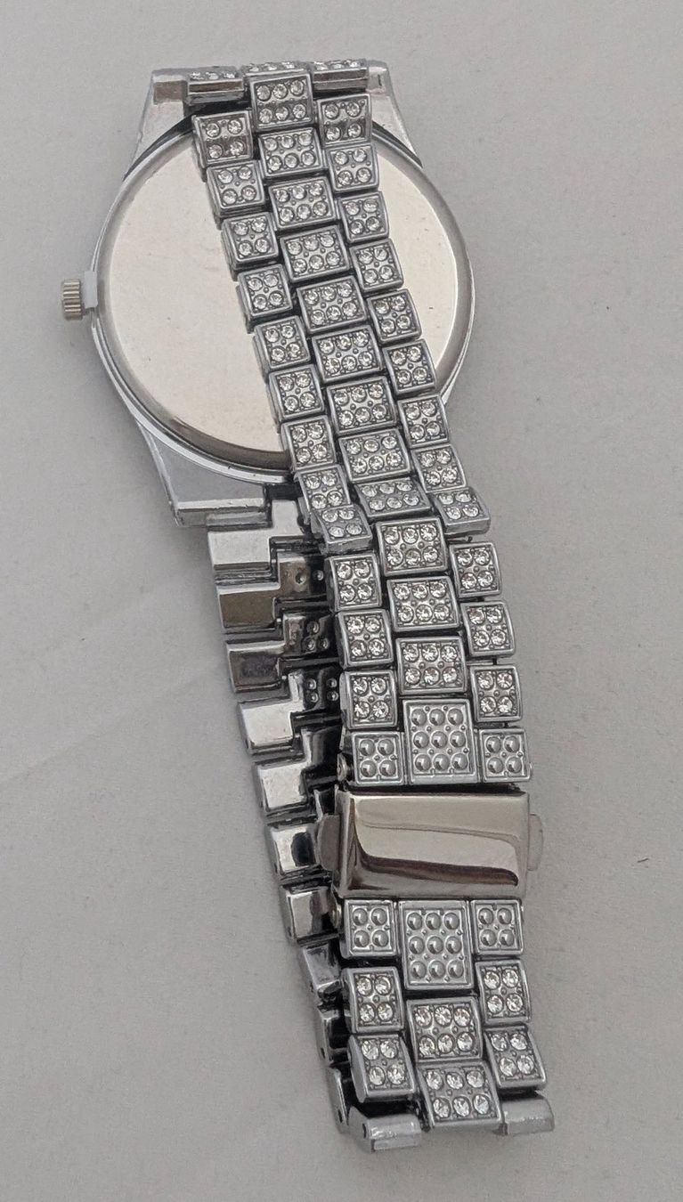Uhren: Hip Hop - Bling Bling Uhr – Neu (gemäss Beschreibung) aus Ettingen von Kartenplanet 1