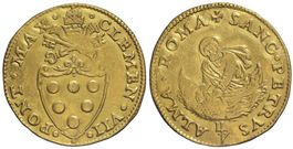 Italien, Rom, Gold Doppio Fiorino da Camera 1523-34