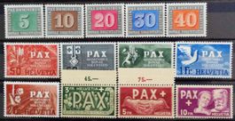SVIZZERA 1945: La série PAX, neuve **