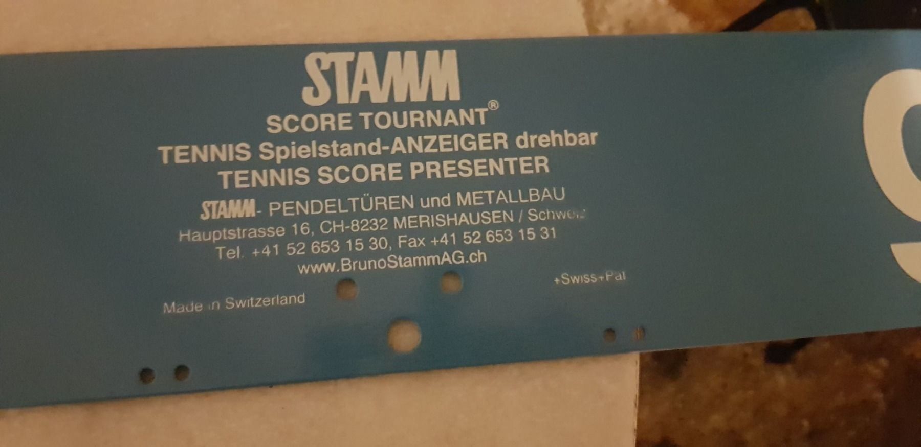 Accessoires: Resultatanzeiger Tennis – Neuf (Voir description) à Schaffhausen par beny06 3