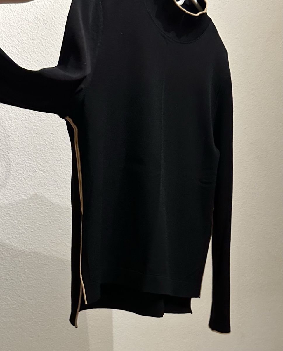Marc Cain Pullover & Sweatshirts: Marc Cain Damenpullover Gr. 3 Schwarz Beige Rollkragen – Neu und originalverpackt aus Wilen b. Wollerau von lia_9v87 1