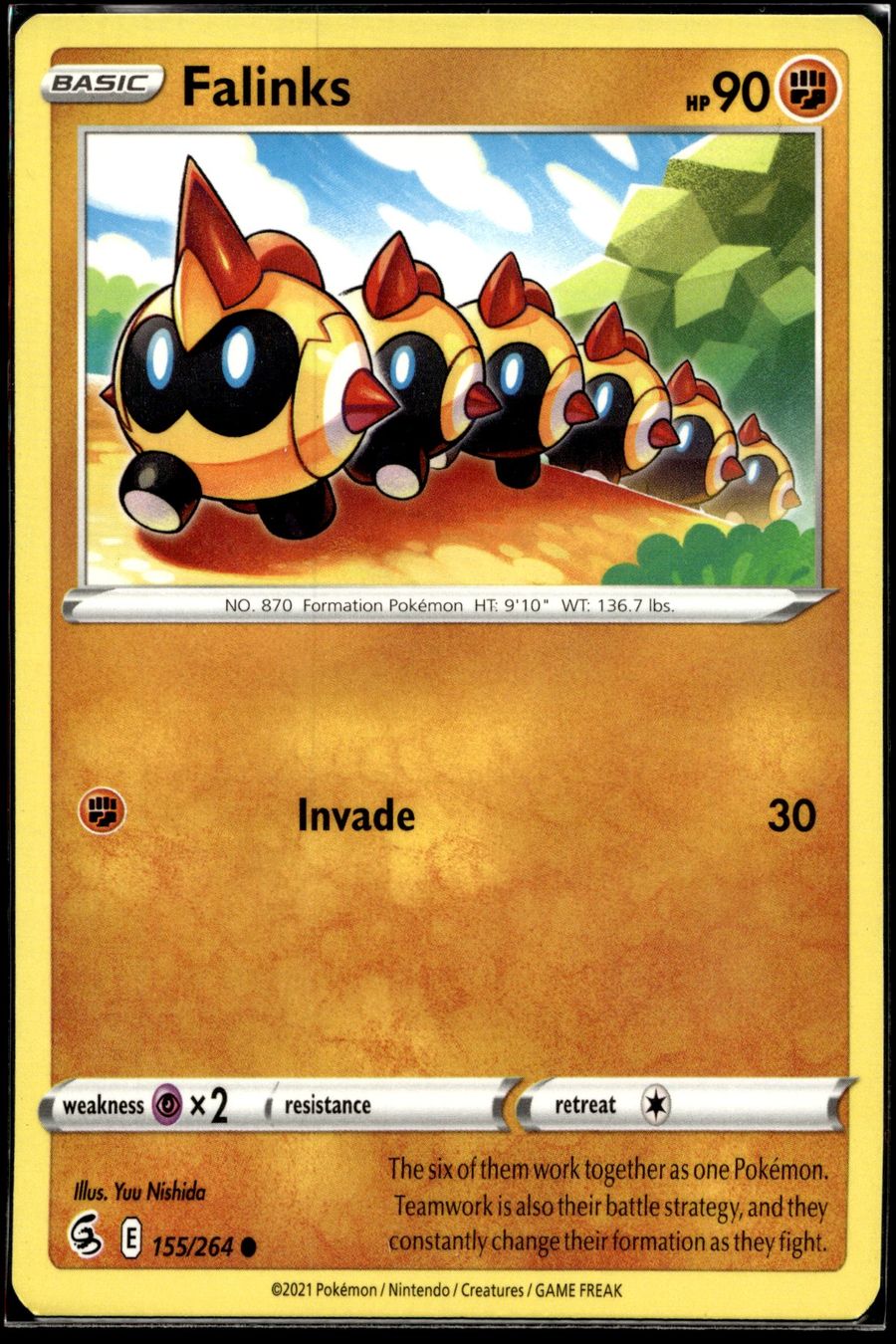 Pokémon Carte collezionabili: Falinks (FST EN 155/264) – Usato da Affoltern am Albis venduto da Chiesa_5