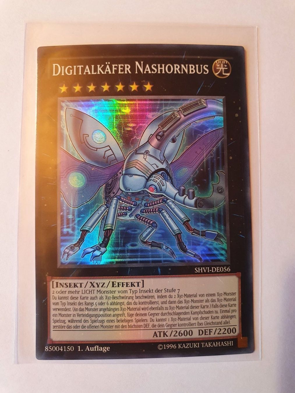 Yugioh Carte collezionabili: Digitalkäfer Nashornbus super rare Karte – Usato da Oberdorf BL venduto da BaldenEagle