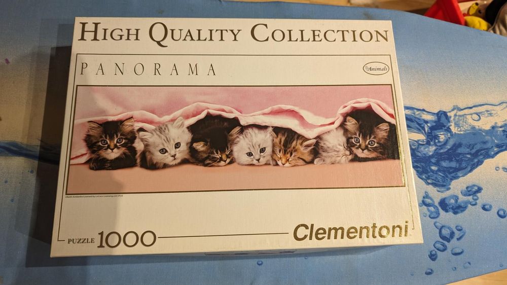 RUIYANMQ Puzzle 1000 Teile – „Katzen Spielen Poker“, 75x50 Cm, Inkl. Poster & Stabiler Qualität