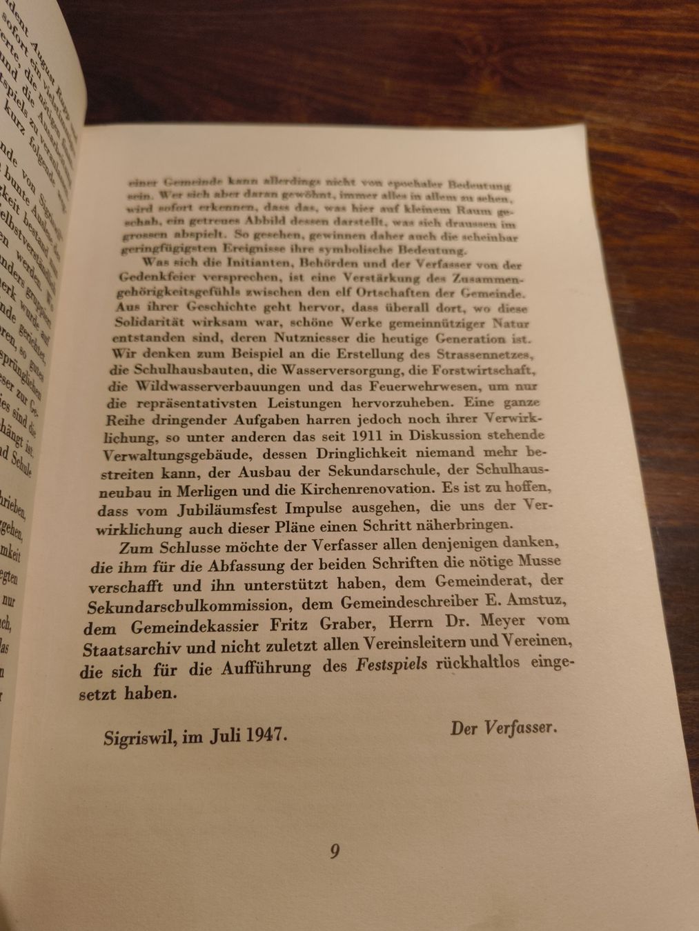 Libri: 600 Jahre Sigriswil 1947 Adolf Schär Ris Buch – Usato da stettlen venduto da VintageBern_ch 6