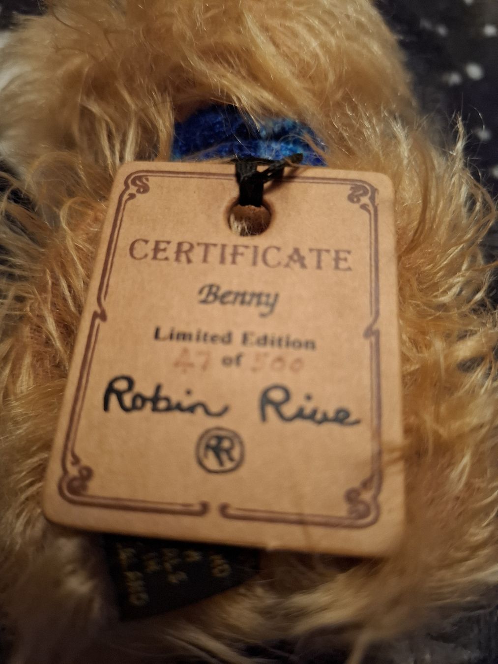 Spielzeuge: LIM.ROBIN RIVE TEDDY BENNY NO.47/500 – Neu (gemäss Beschreibung) aus Gretzenbach von schibaya 4