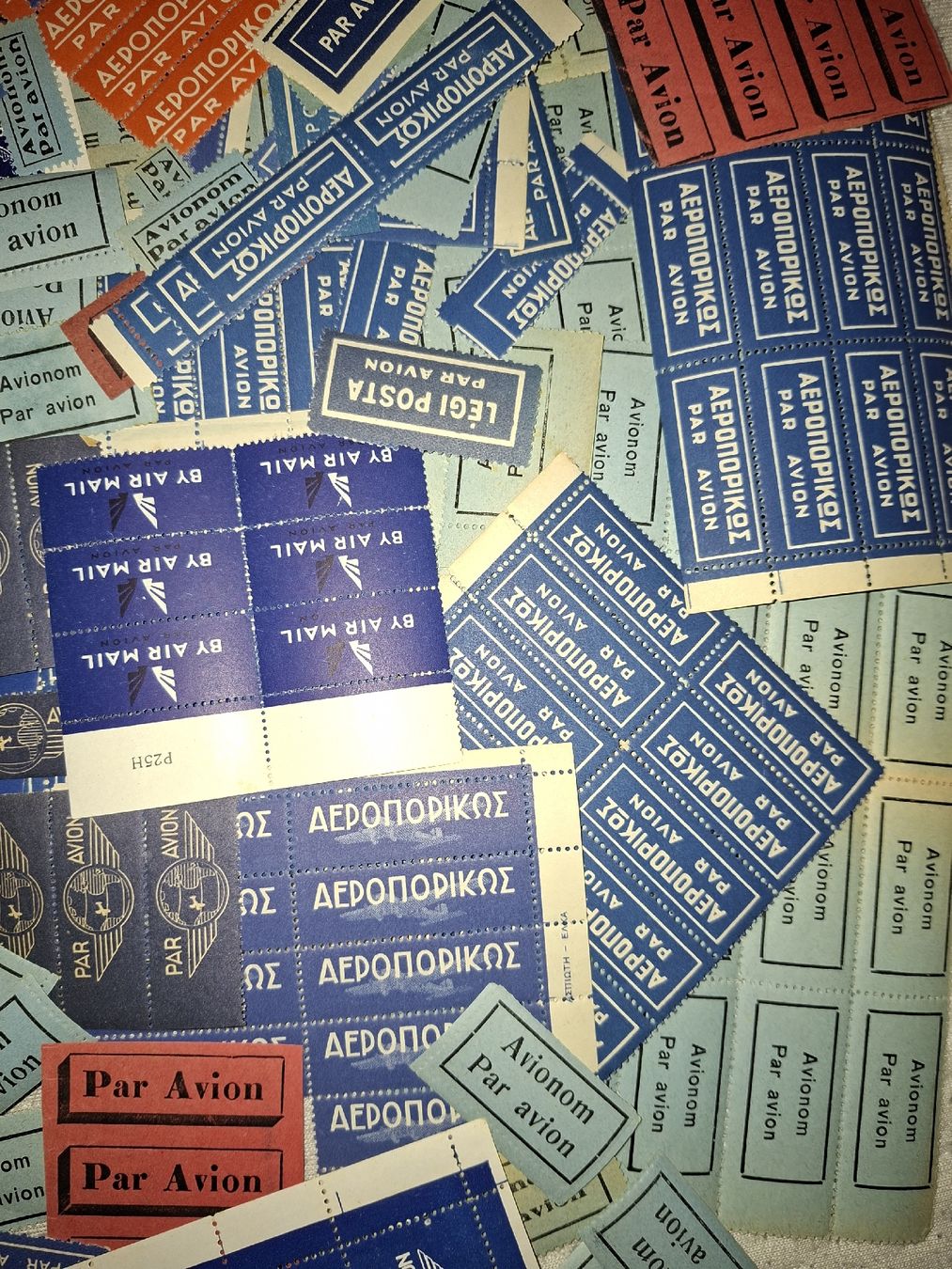 Alle Briefmarken: diverse Flieger Eticketen  – Gebraucht aus Balgach von SIMEON27 1