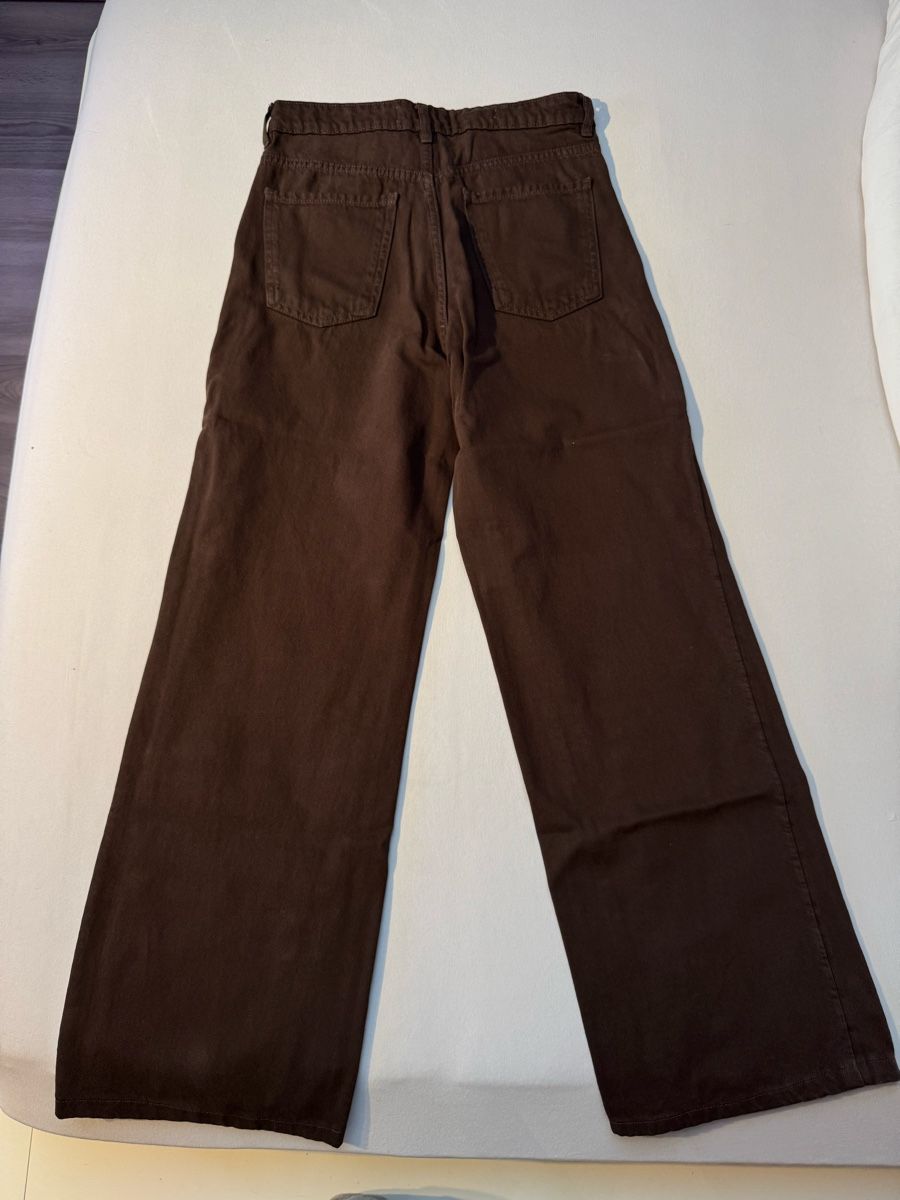 Mango Jeans: Pantalon large marron 38 neuf – Nuovo e nell'imballaggio originale da Porrentruy venduto da fee_24 2